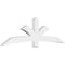 Ekena Millwork Davenport Architectural Grade PVC Gable Bracket, 96"W x 28"H x 4"D x 6"F, 7/12 Pitch GBP096X28X0406DAV00 - alternate 1